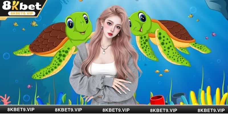 Bắn cá rùa xanh là game hot tại nhà cái 8KBET