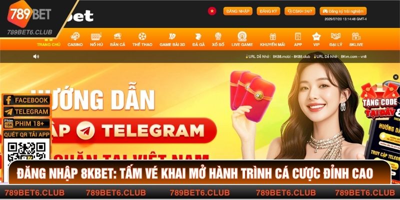 Đăng Nhập 8KBET: Tấm Vé Khai Mở Hành Trình Cá Cược Đỉnh Cao