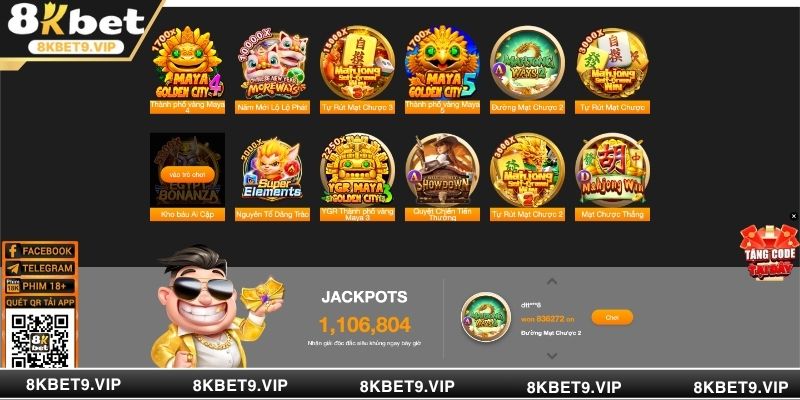 Điểm danh 5 sảnh game giải trí đa dạng tại 8KBET