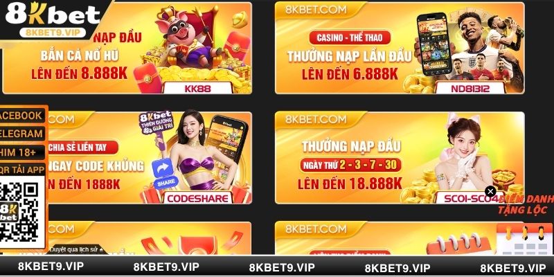 Khuyến mãi 8KBET hội viên mới cho hội viên có vốn cược khởi đầu