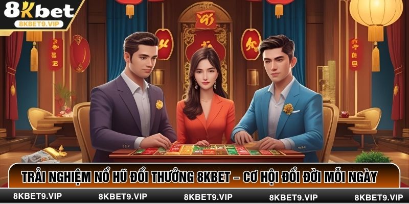 Trải Nghiệm Nổ Hũ Đổi Thưởng 8KBET– Cơ Hội Đổi Đời Mỗi Ngày